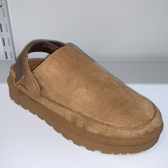 TAN CLOG FUR SANDAL - Picture 4 of 9